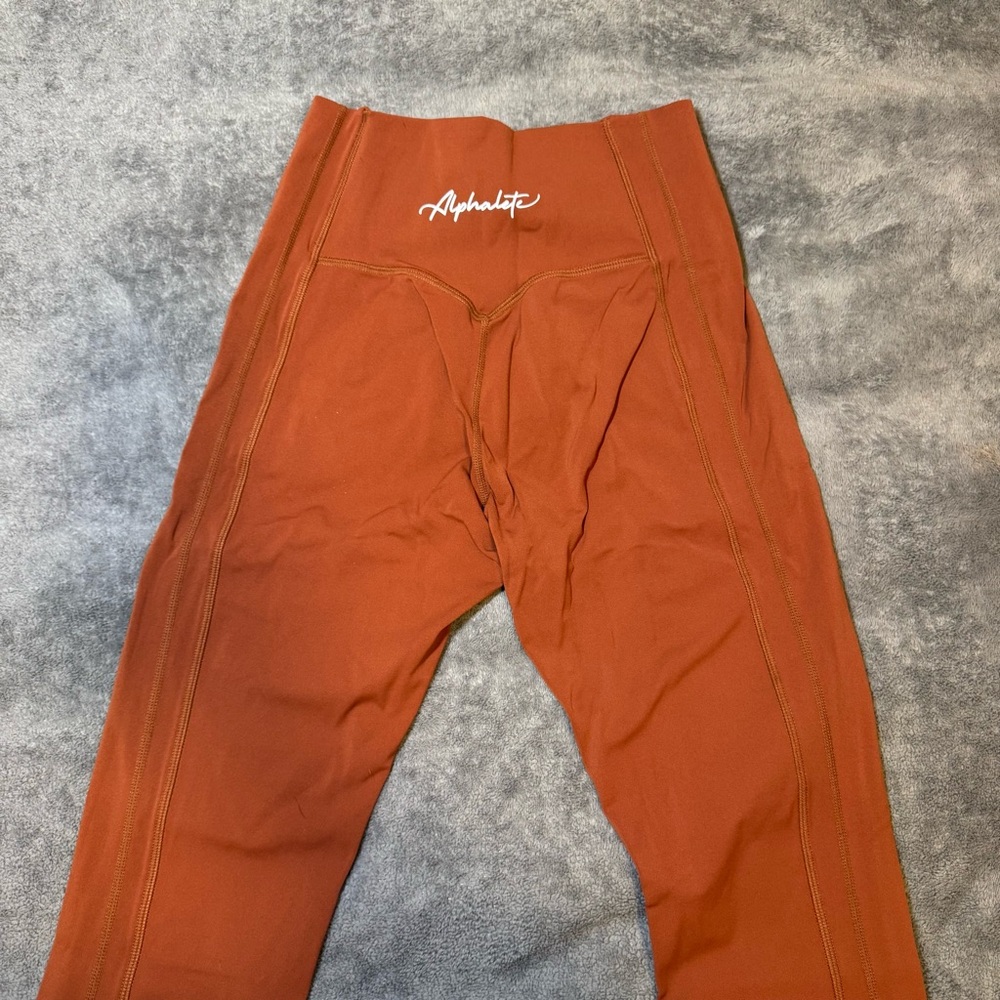 Alphalete Burnt Orange Leggings